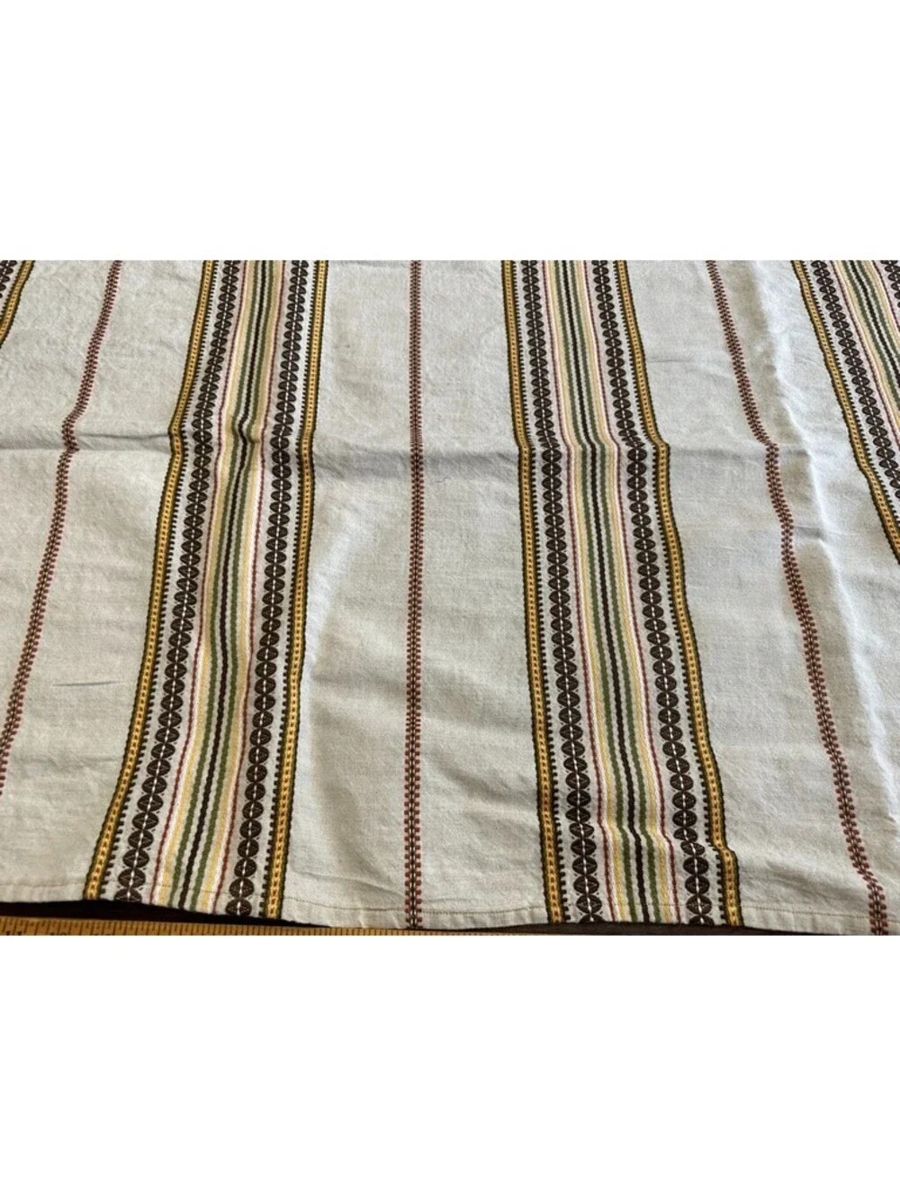 2 Large Table Runners Brown 61 x 24.5 Vintage?